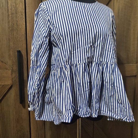 LAST CHANCE Tuckernuck Pomander Place Striped Blouse - Picture 2 of 5